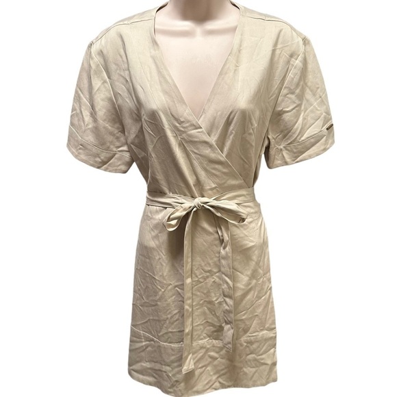 COZY EARTH Coastal Comfort Wrap Tie Tencel Boardwalk Breeze Beige girl Safari - Picture 13 of 15